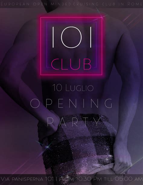 gay roma bacheca|101 Roma Club • Club gay Roma